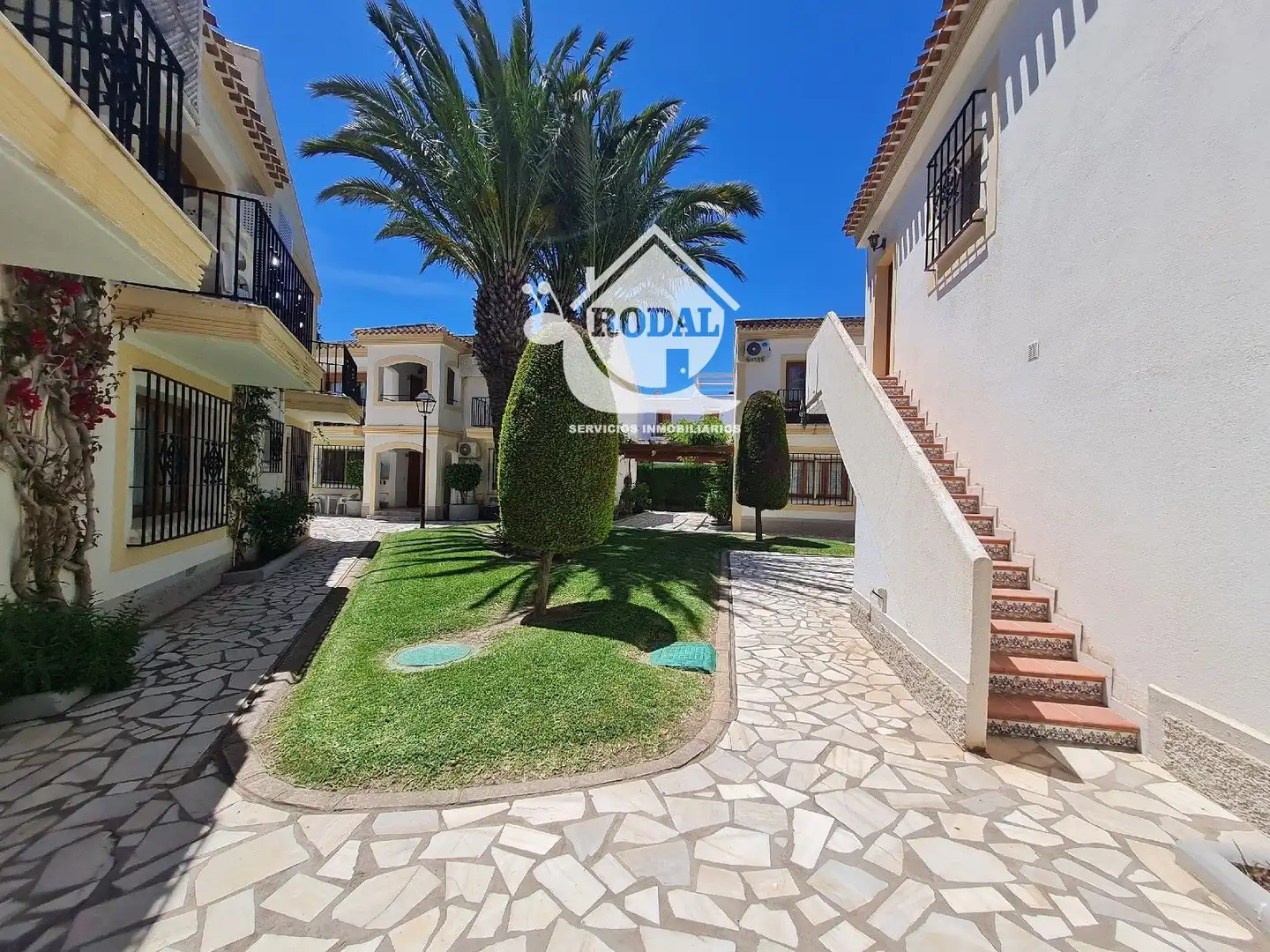 Garden of Flat for sale in Vera  with Air Conditioner, Heating and Swimming Pool