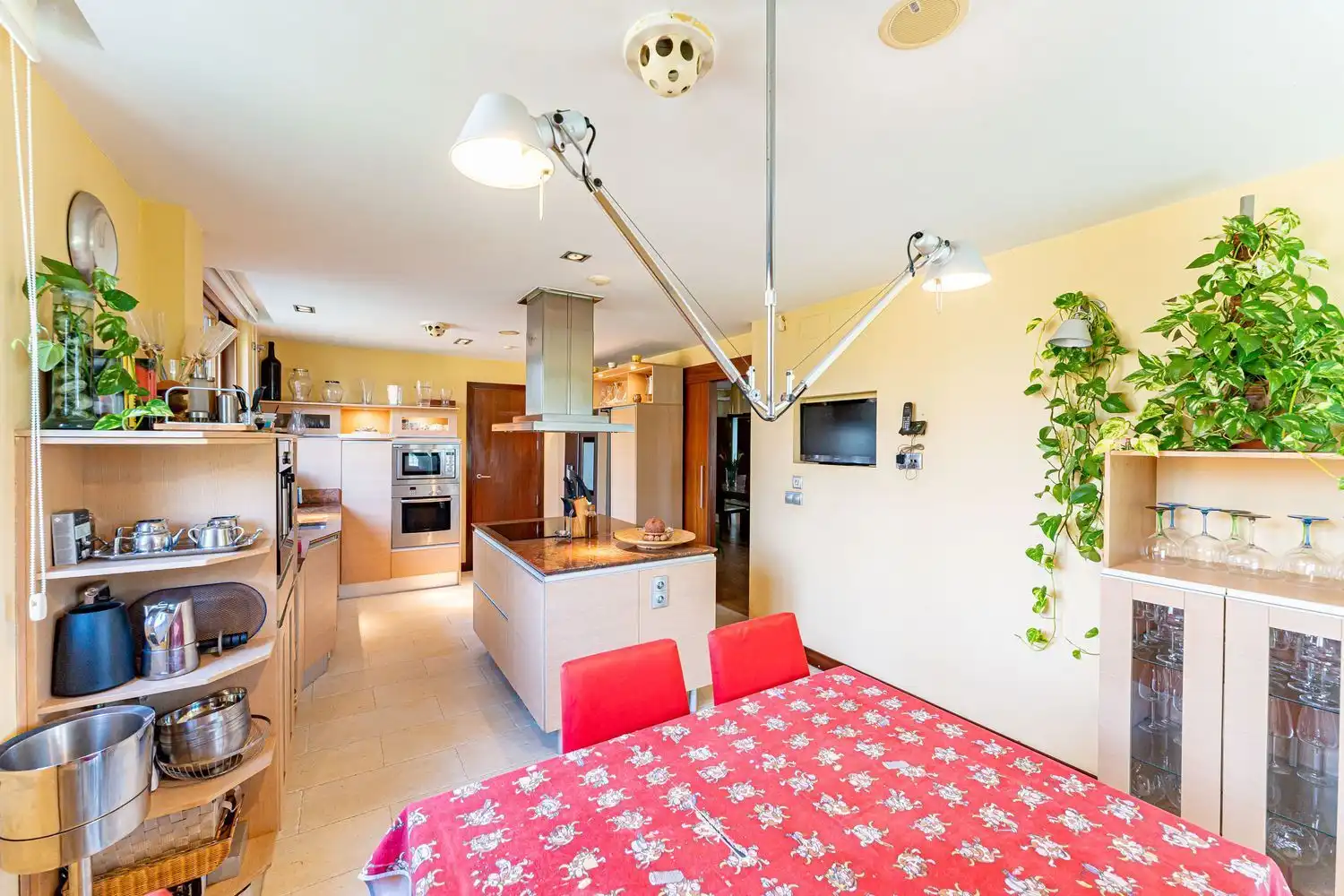 Cocina de Casa o chalet en venta en Nuevo Baztán con Aire acondicionado, Jardín privado y Terraza