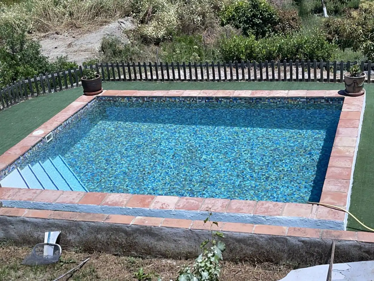 Piscina de Finca rústica en venda en Estepona amb Aire condicionat, Calefacció i Jardí privat