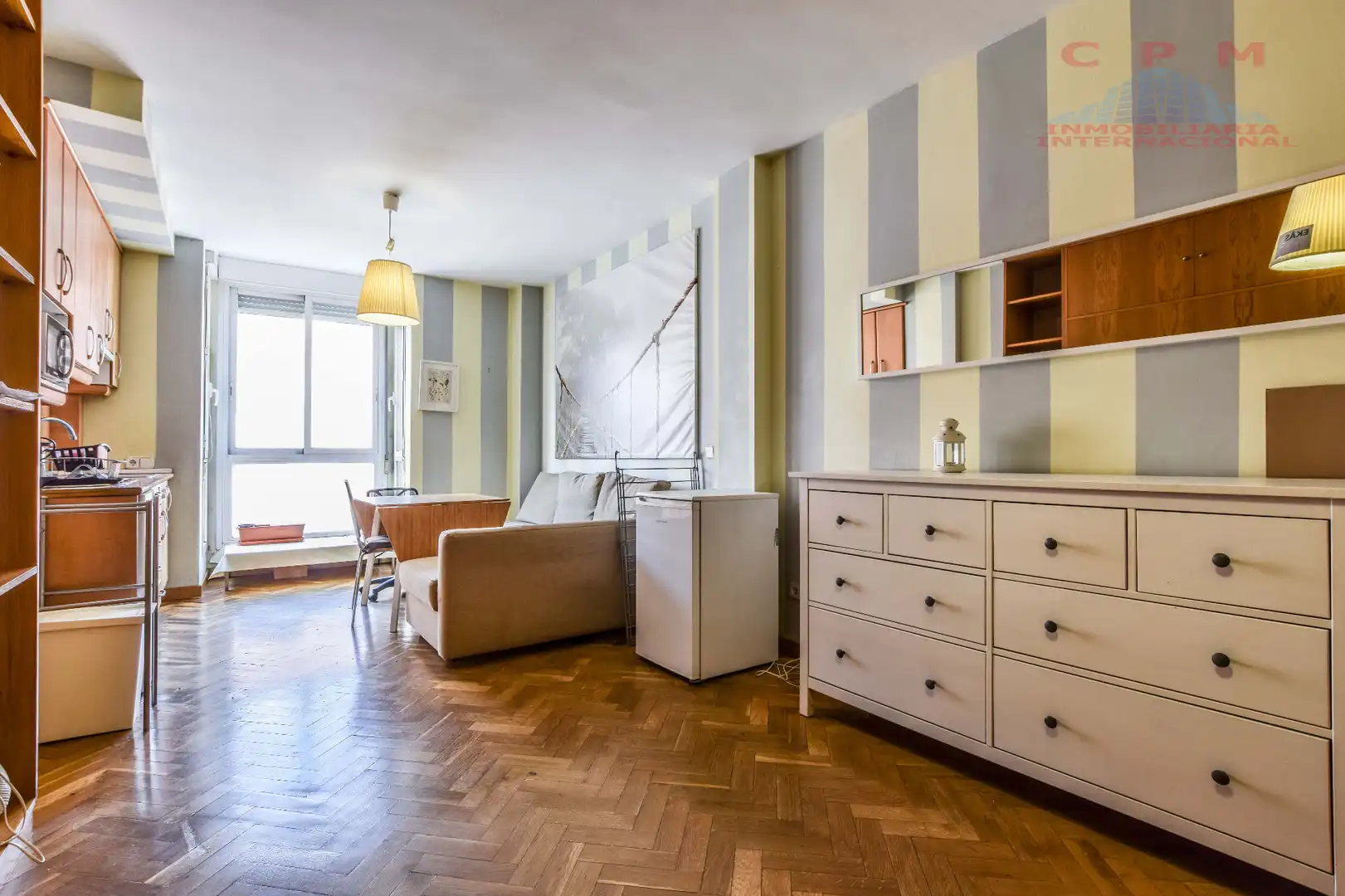 Dormitori de Estudi de lloguer en Madrid amb Aire condicionat, Calefacció i Parquet