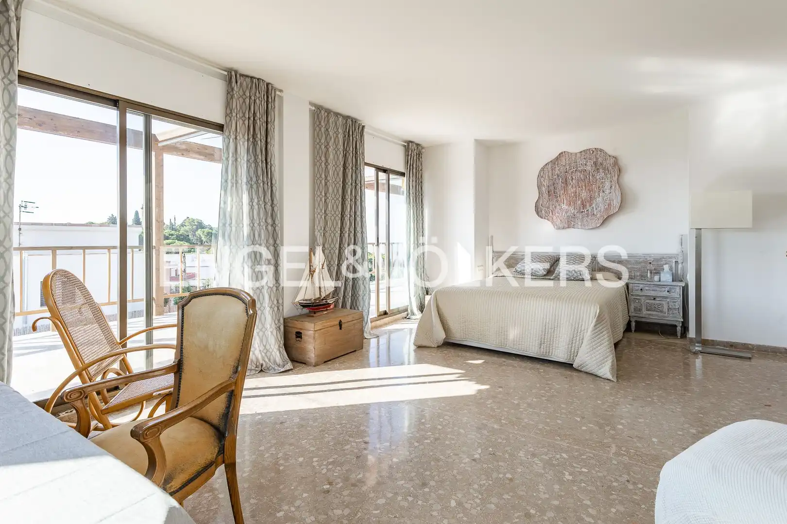 Exterior view of Houses for rent in Caldes d'Estrac  with Air Conditioner, Heating and Private garden