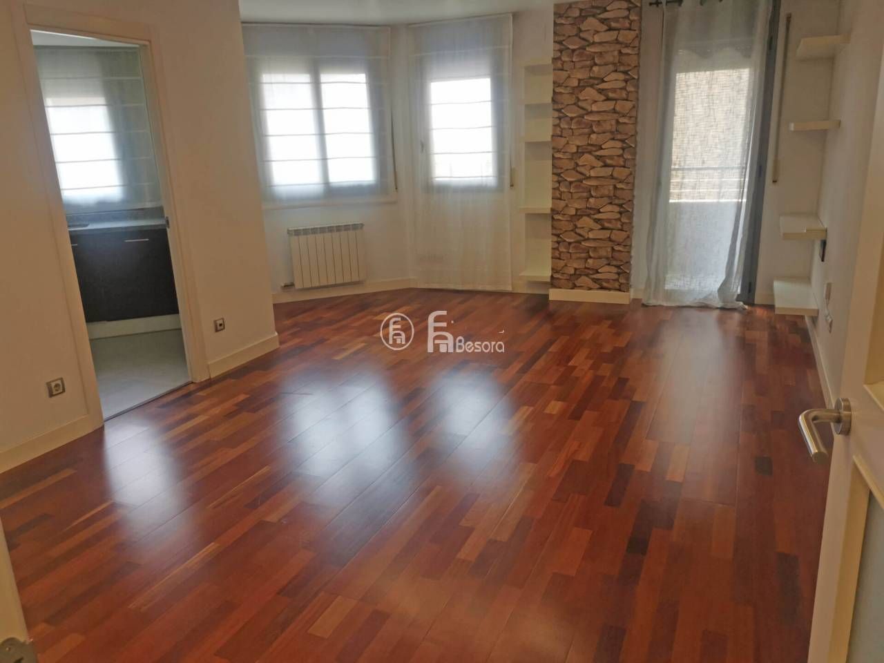 Living room of Flat for sale in  Lleida Capital  with Air Conditioner, Heating and Parquet flooring