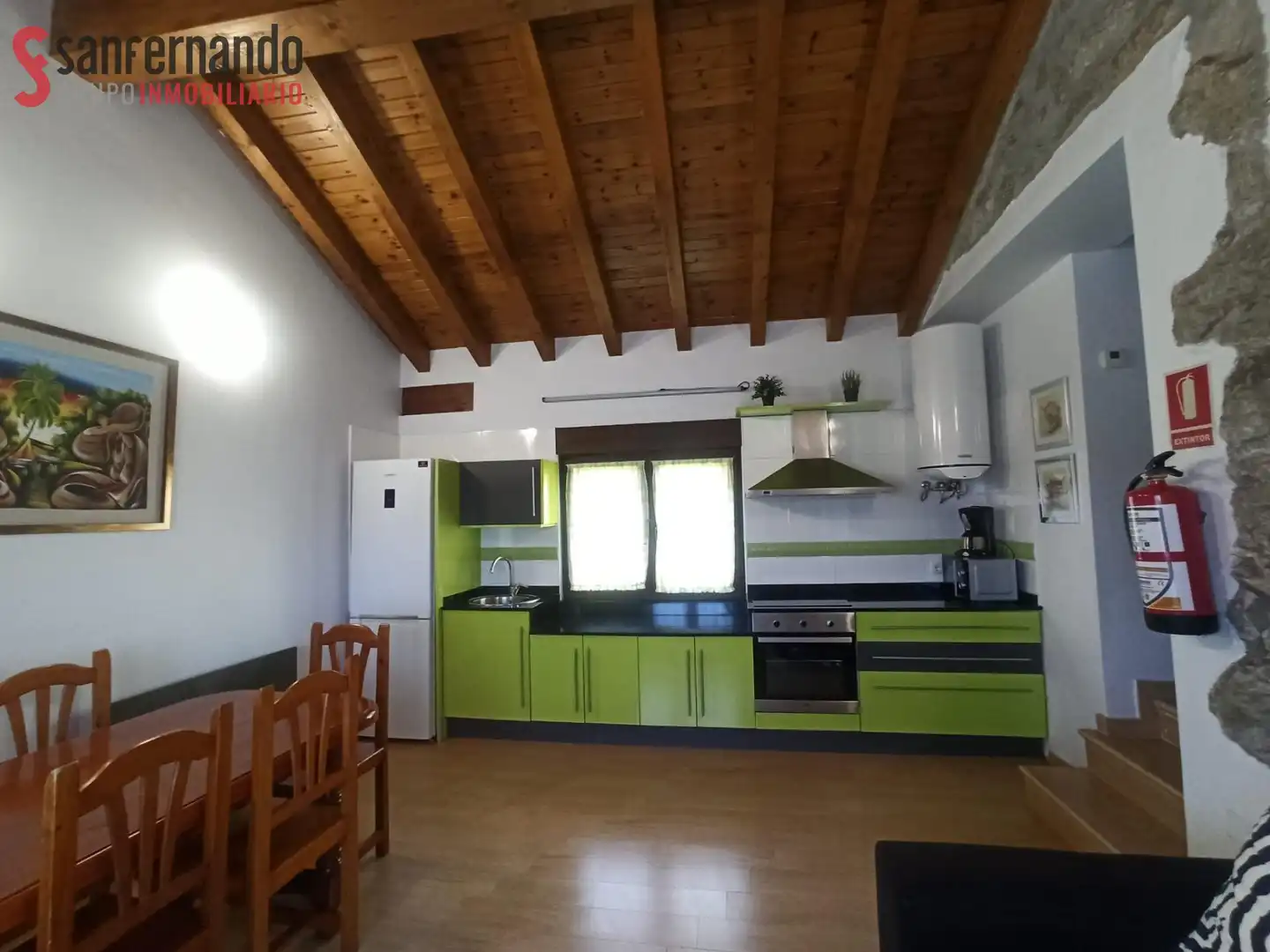 Cocina de Piso de alquiler en Santillana del Mar con Calefacción, Jardín privado y Terraza