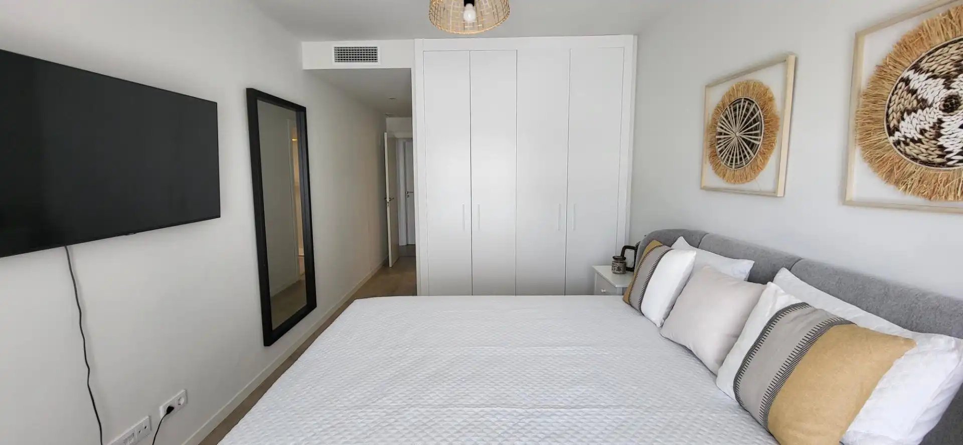 Dormitori de Apartament de lloguer en Marbella amb Aire condicionat, Calefacció i Terrassa