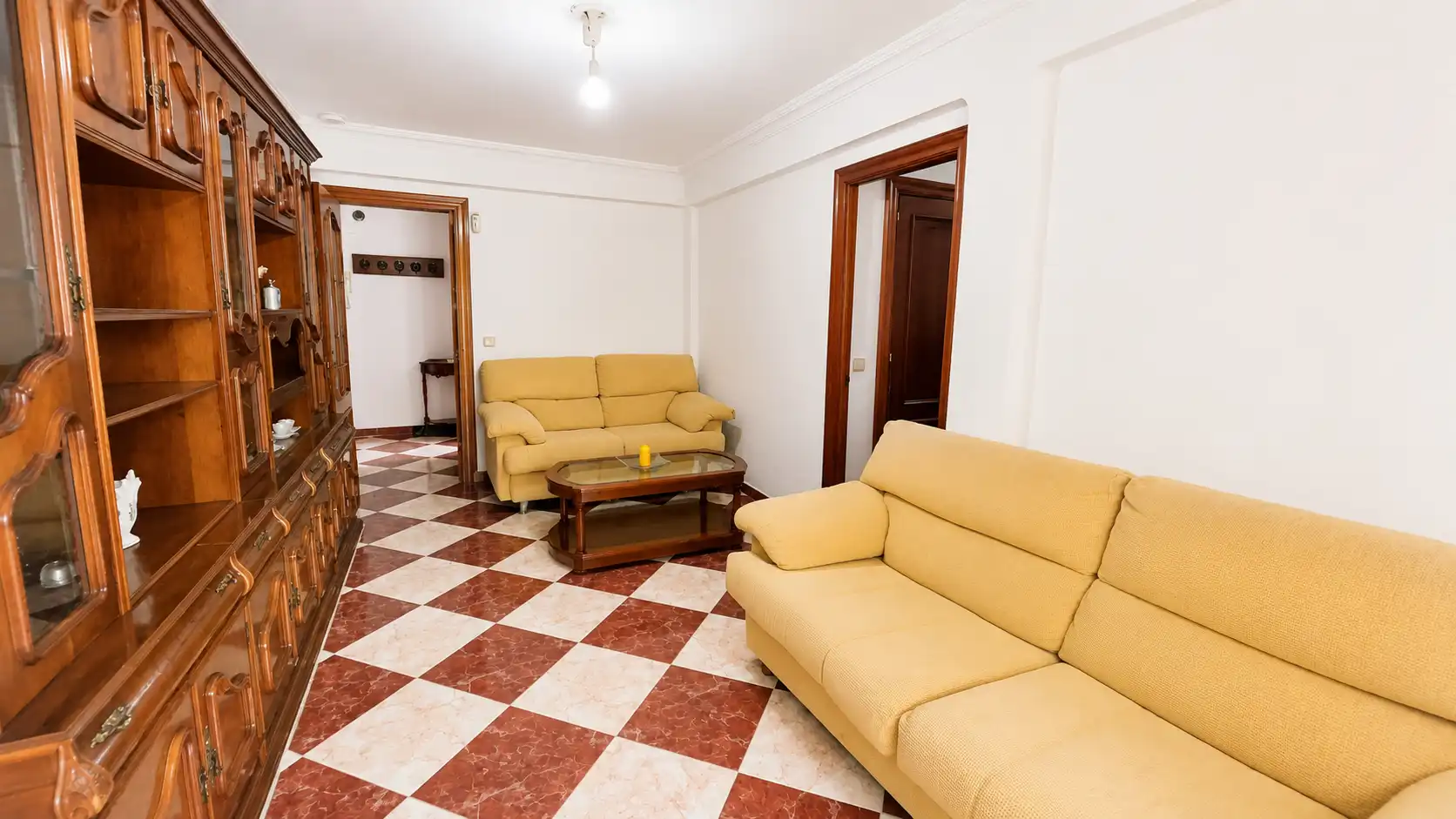 Sala de estar de Piso en venta en Málaga con Aire acondicionado, Terraza y Amueblado