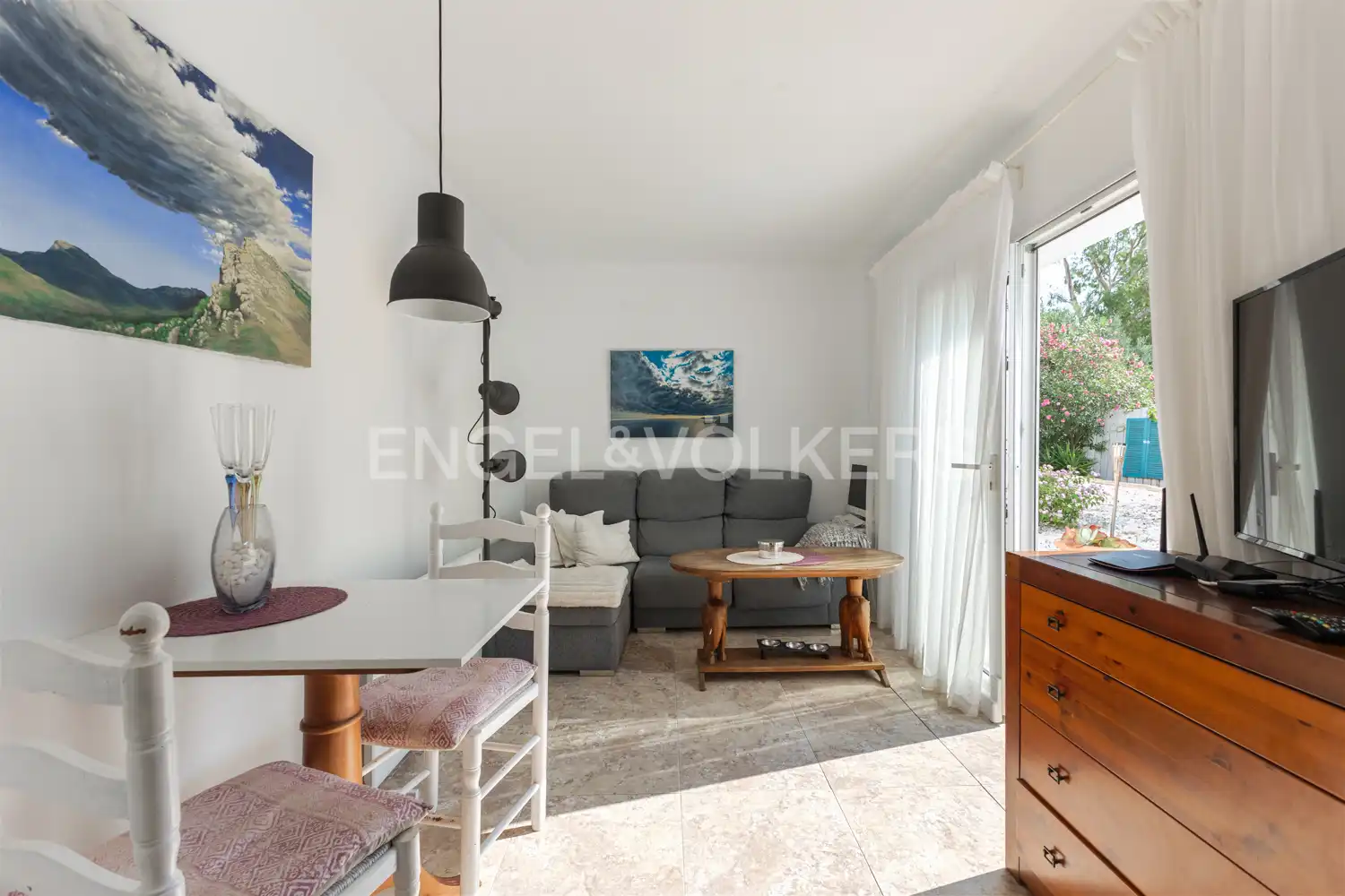 Living room of Houses for sale in Dénia  with Heating, Private garden and Terrace