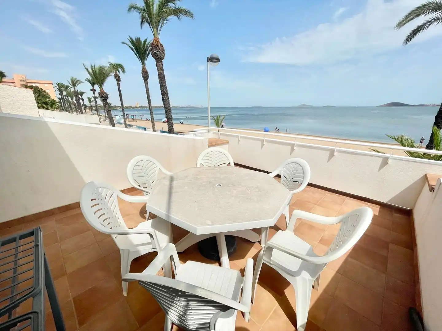 Terrace of Apartments for rent in Cartagena  with Air Conditioner, Terrace and Furnished