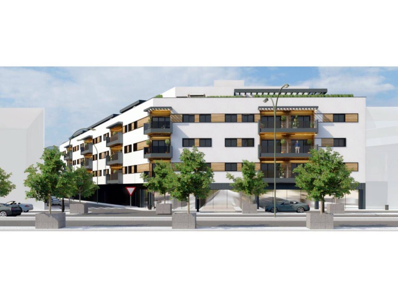 Exterior view of Flat for sale in Lucena  with Air Conditioner, Terrace and Storage room