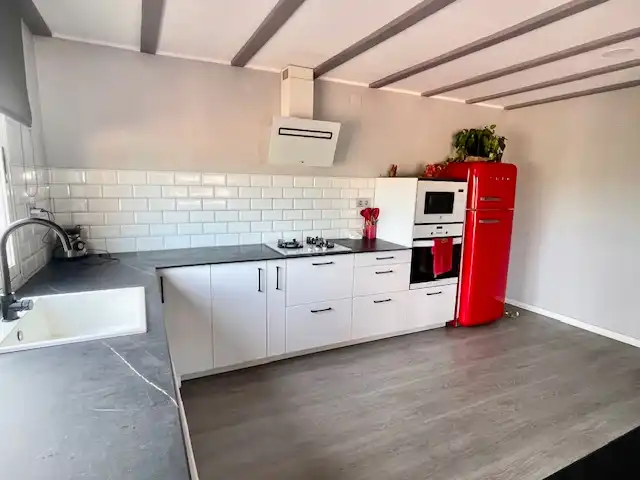 Kitchen of Houses for sale in Cella  with Heating, Parquet flooring and Terrace