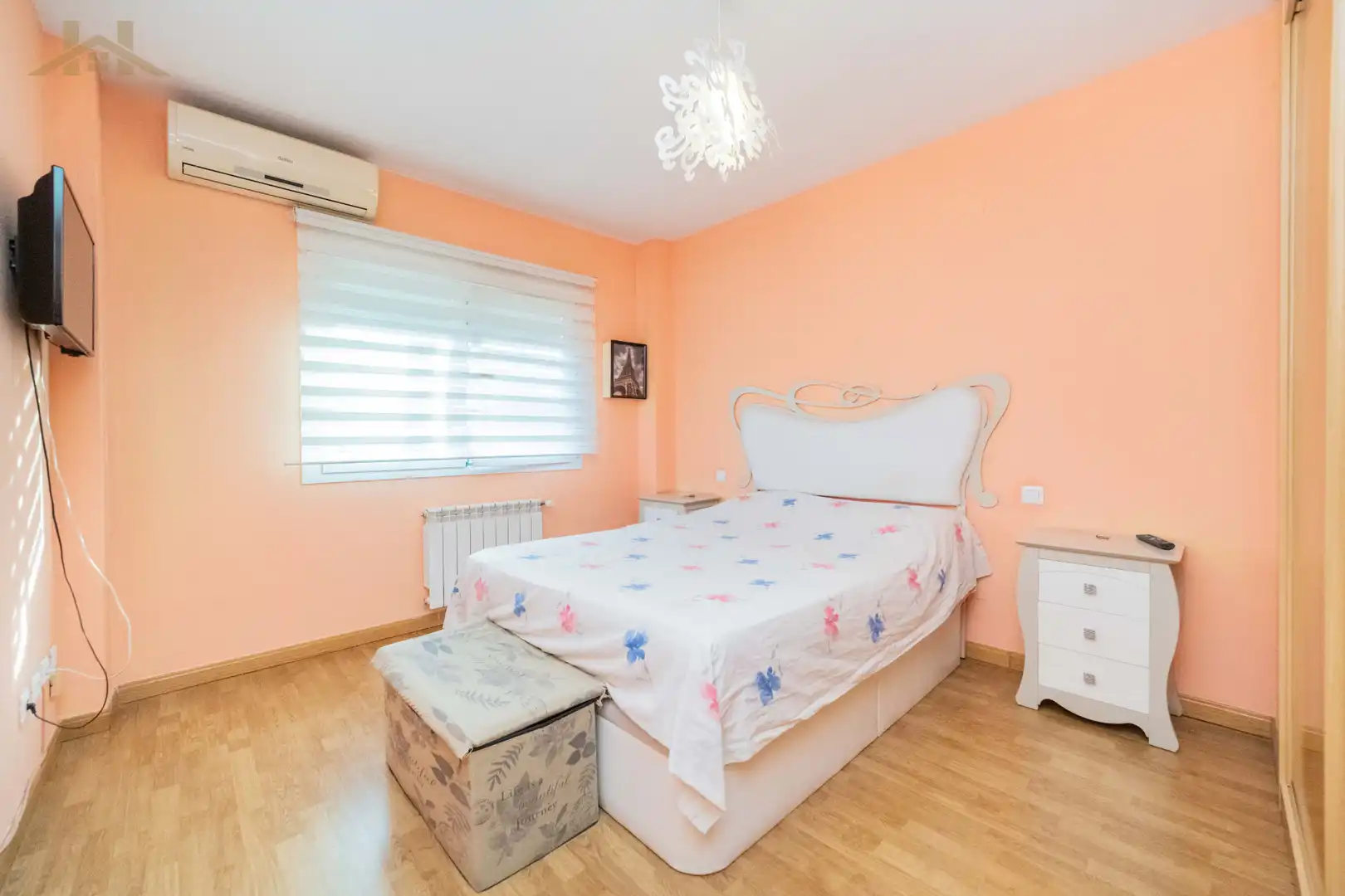Dormitori de Casa adosada en venda en Arroyomolinos (Madrid) amb Aire condicionat, Calefacció i Jardí privat