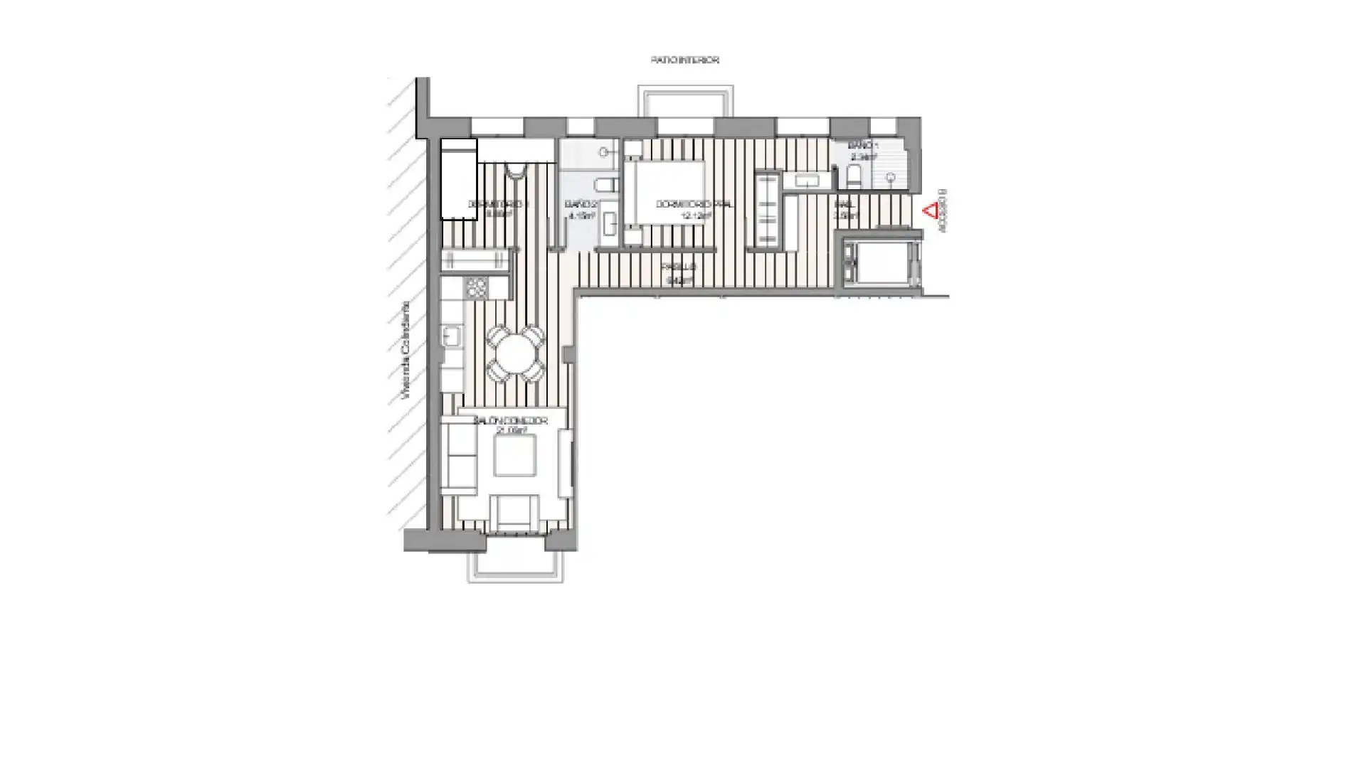 Apartamento en venta en Madrid con Calefacción y Balcón