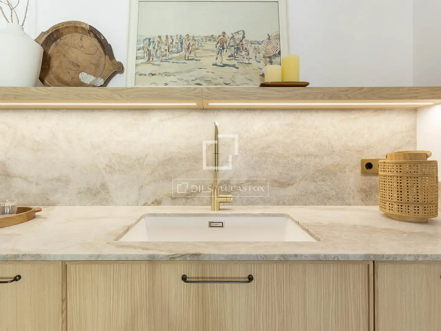 Kitchen of Flat for sale in Barcelona  with Air Conditioner, Heating and Parquet flooring