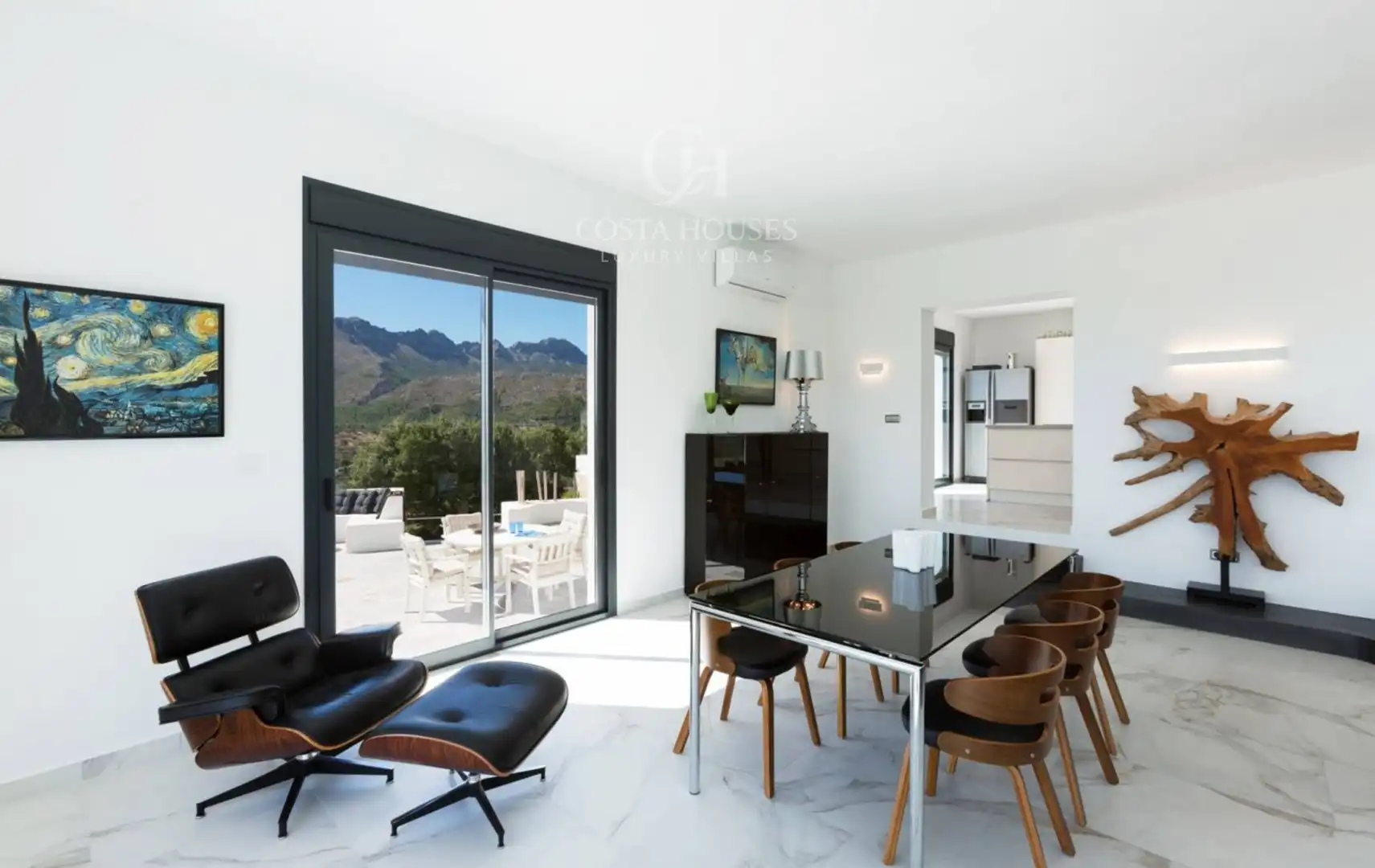 Comedor de Casa o chalet en venta en Benissa con Aire acondicionado, Calefacción y Jardín privado