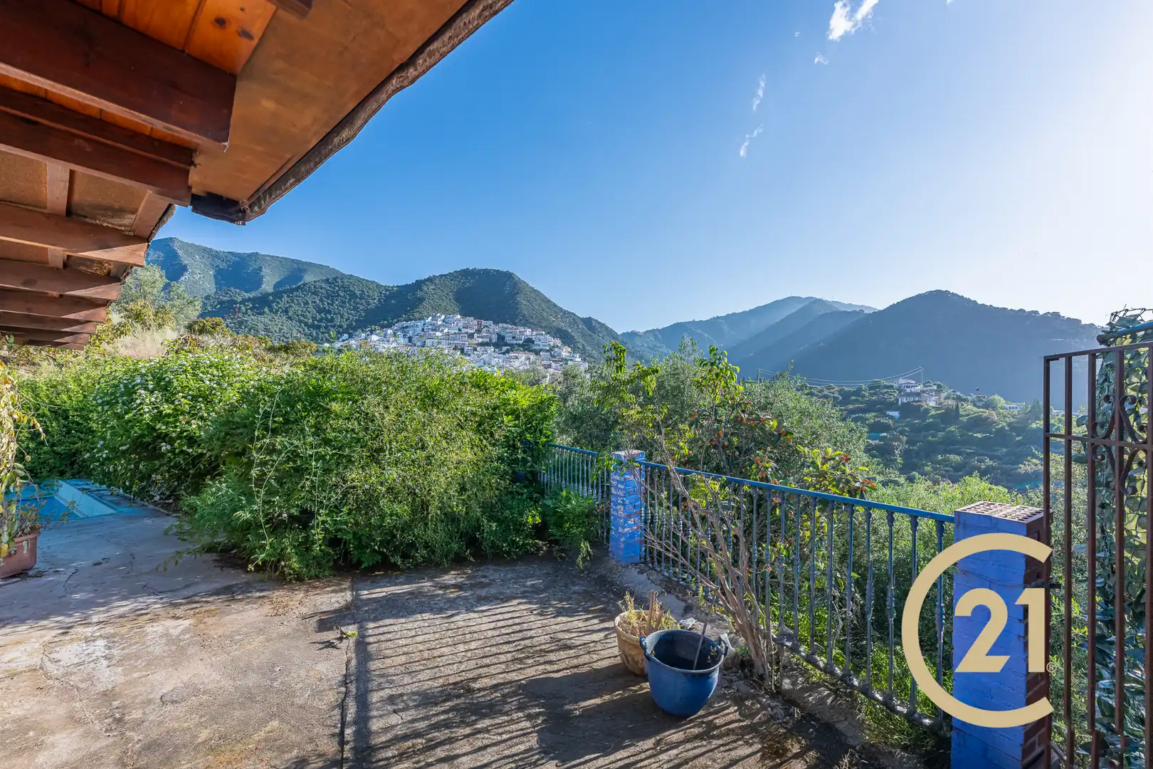 Vista exterior de Finca rústica en venta en Ojén con Jardín privado, Terraza y Piscina