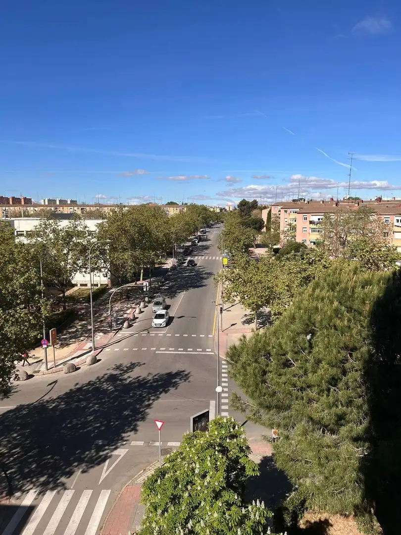 Vista exterior de Piso en venta en Madrid con Calefacción y Terraza