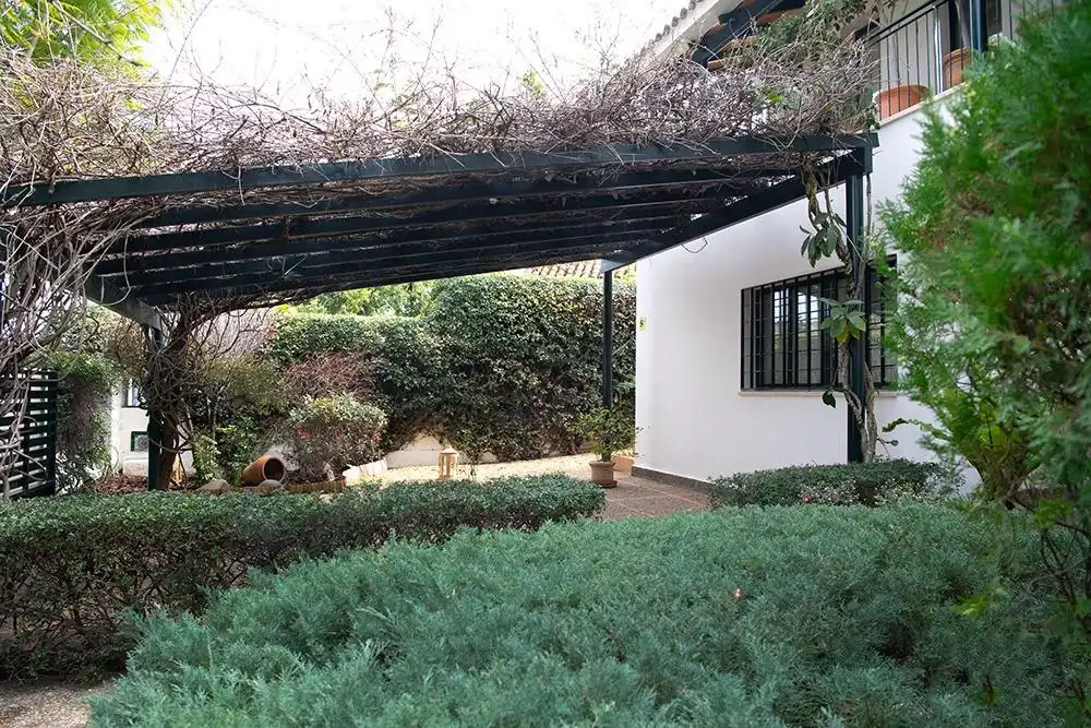 Jardín de Casa o chalet en venta en Bormujos con Aire acondicionado, Calefacción y Jardín privado