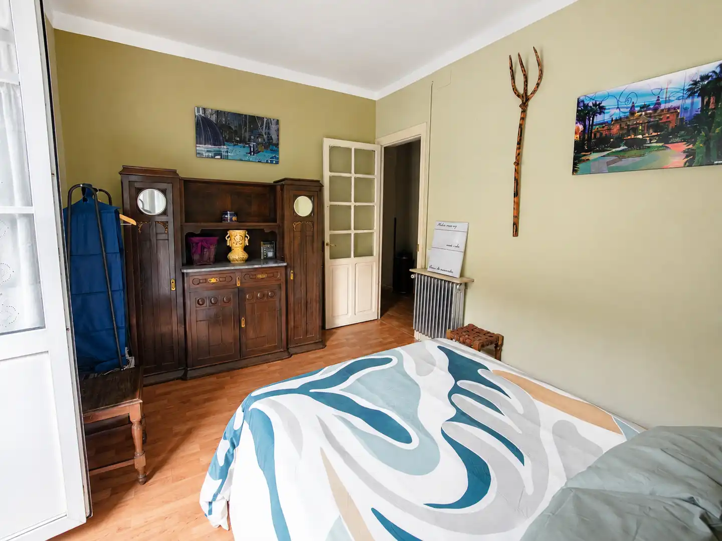 Bedroom of Flat for sale in Cudillero  with Heating, Private garden and Parquet flooring
