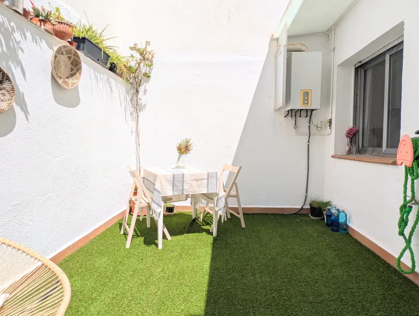 Terrasse von Erdgeschoss zum Verkauf in Mataró mit Klimaanlage, Heizung und Terrasse