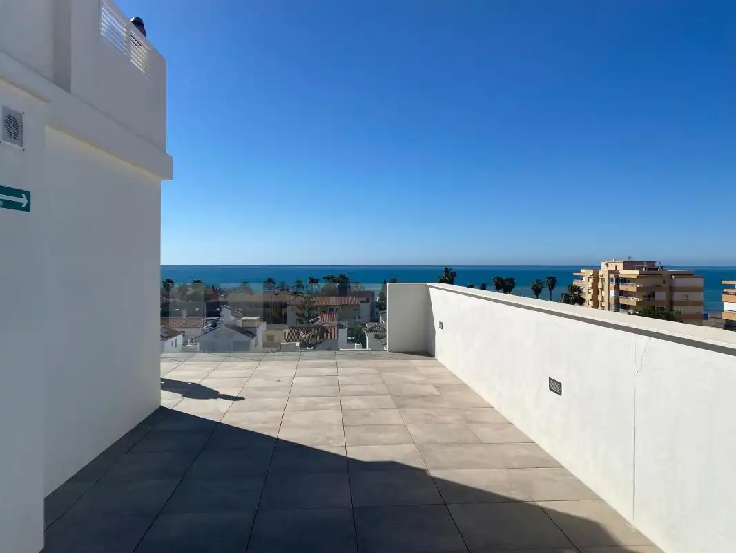 Terraza de Piso de alquiler en Málaga con Aire acondicionado, Calefacción y Terraza