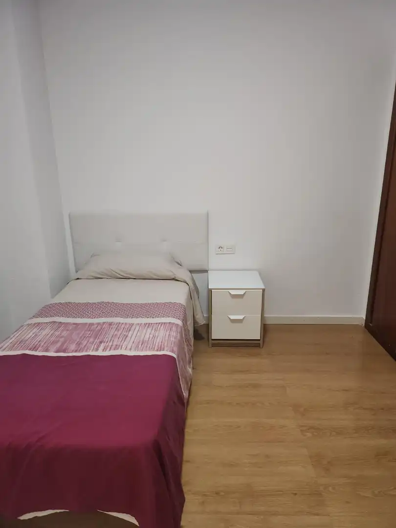 Bedroom of Flat for rent in Málaga  with Air Conditioner, Terrace and Furnished