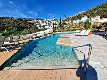 Apartament amb piscina en venda a Mijas pueblo