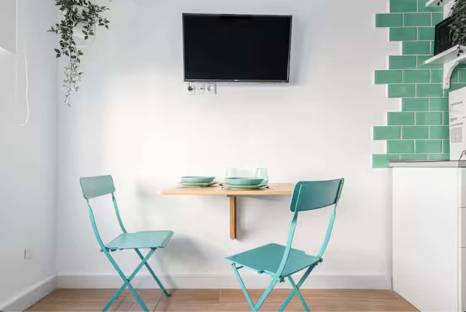 Esszimmer von Wohnung zur untervermieten in Torremolinos mit Klimaanlage, Terrasse und Möbliert