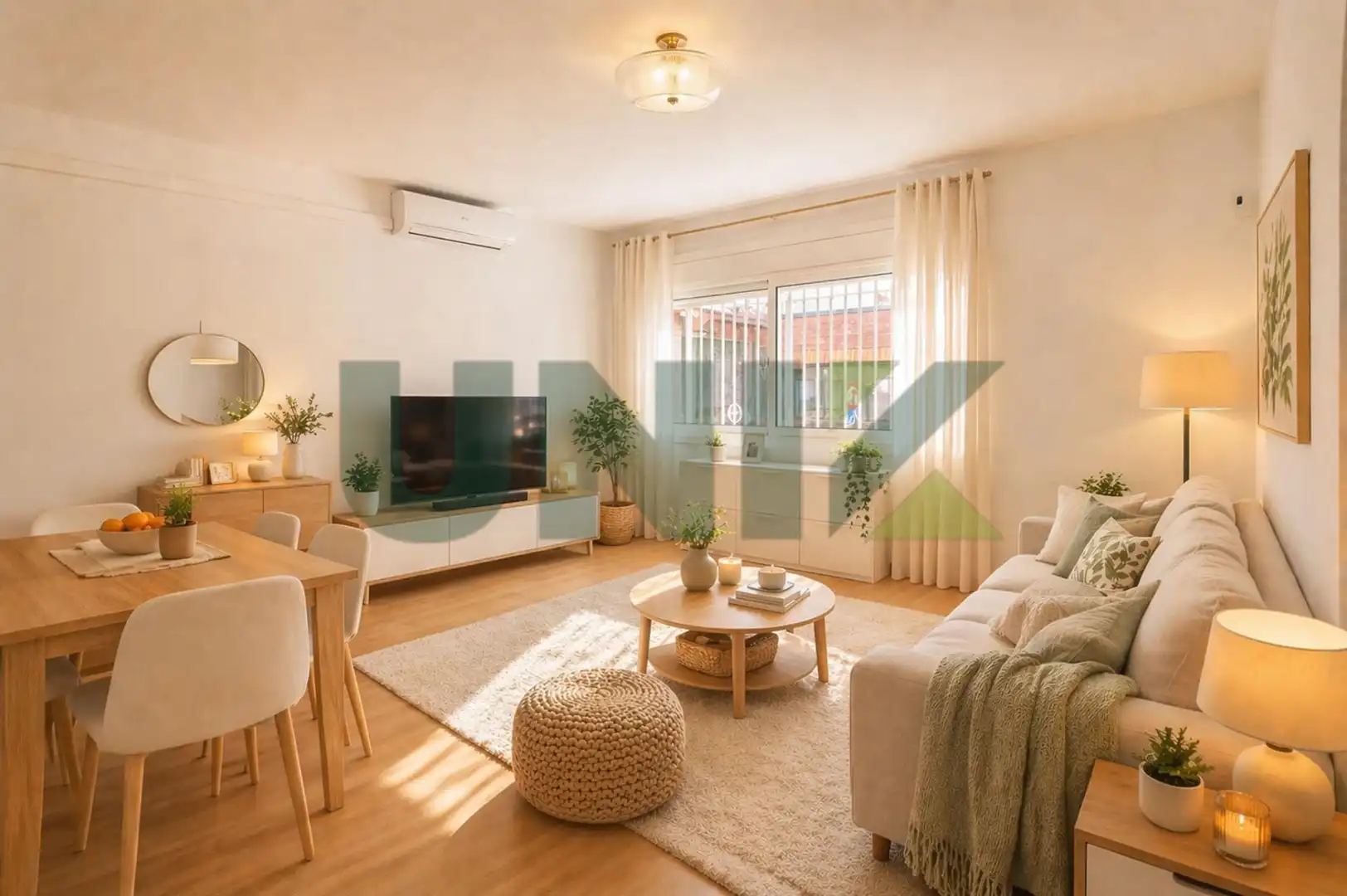 Sala de estar de Piso en venta en Barcelona con Aire acondicionado, Amueblado y Alarma