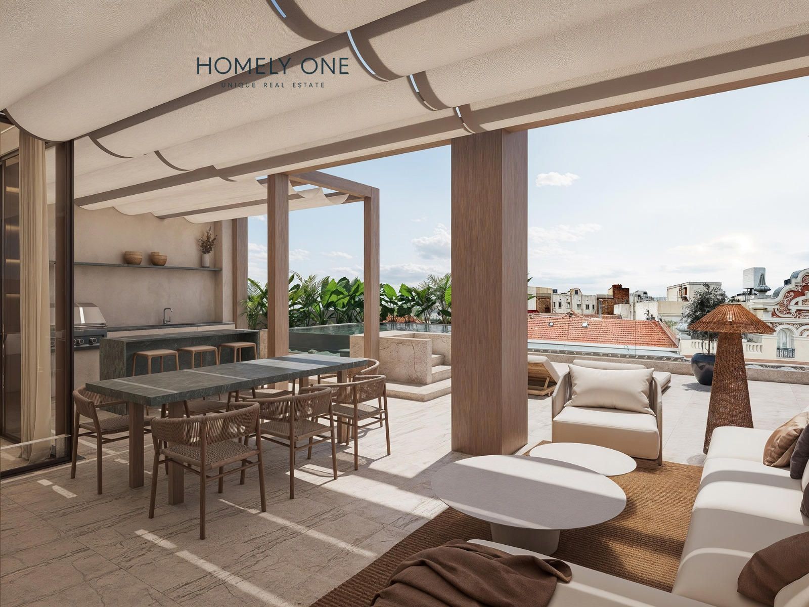 Terrace of Attic for sale in  Madrid Capital  with Air Conditioner, Heating and Terrace