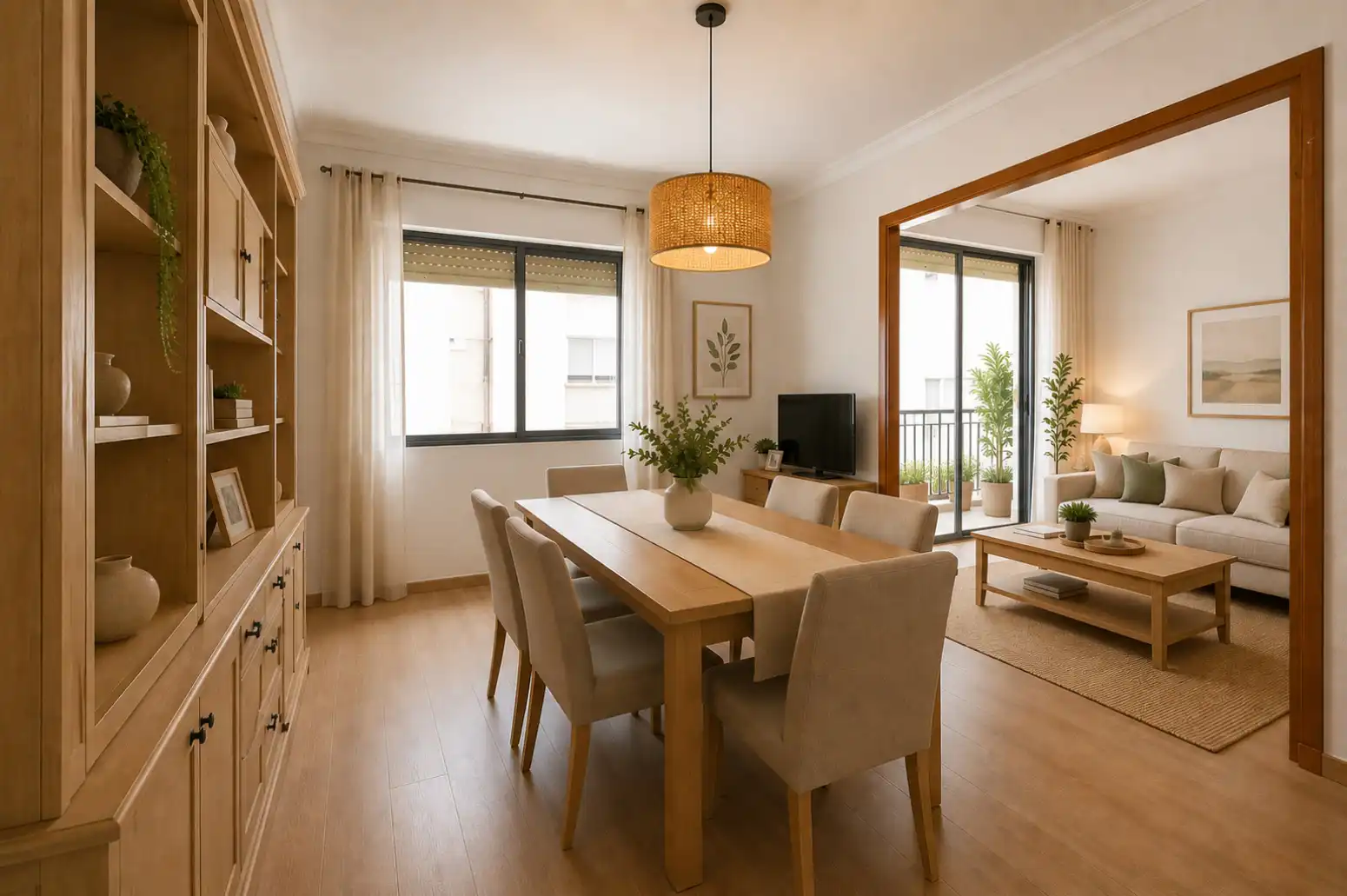 Comedor de Piso en venta en Rafelbuñol / Rafelbunyol con Balcón