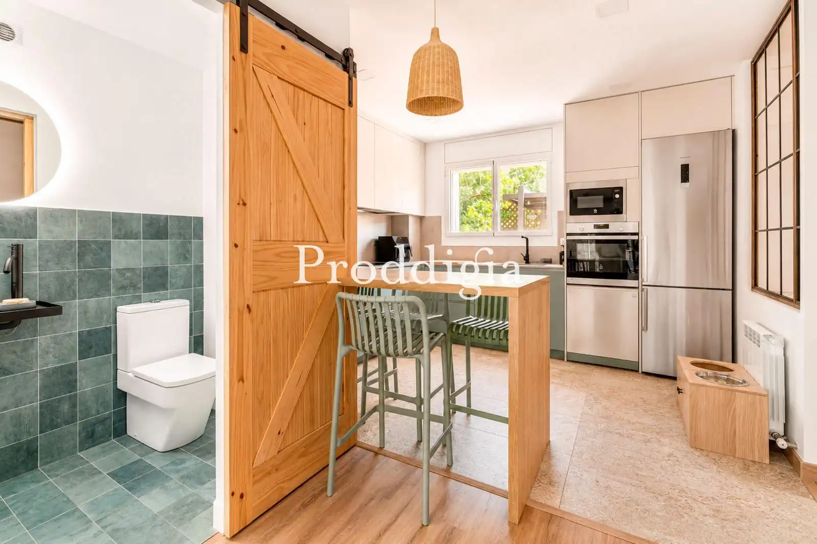 Kitchen of Detached homes for sale in Sant Cugat del Vallès  with Air Conditioner, Heating and Private garden