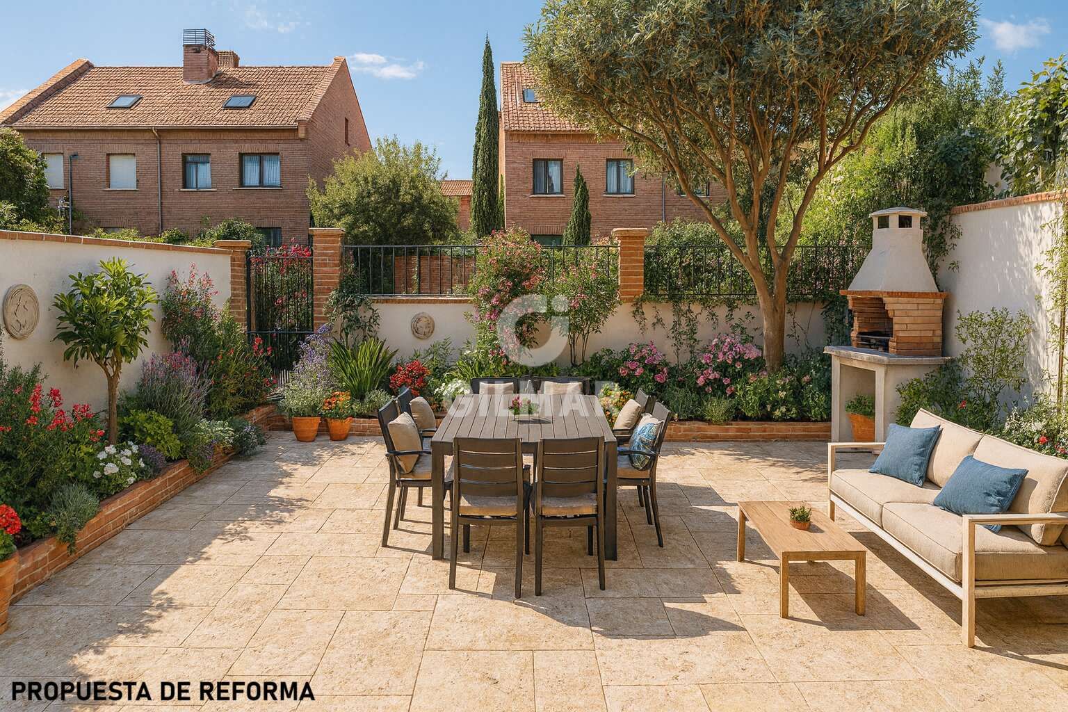 Terrace of Single-family semi-detached for sale in Pozuelo de Alarcón  with Heating and Private garden