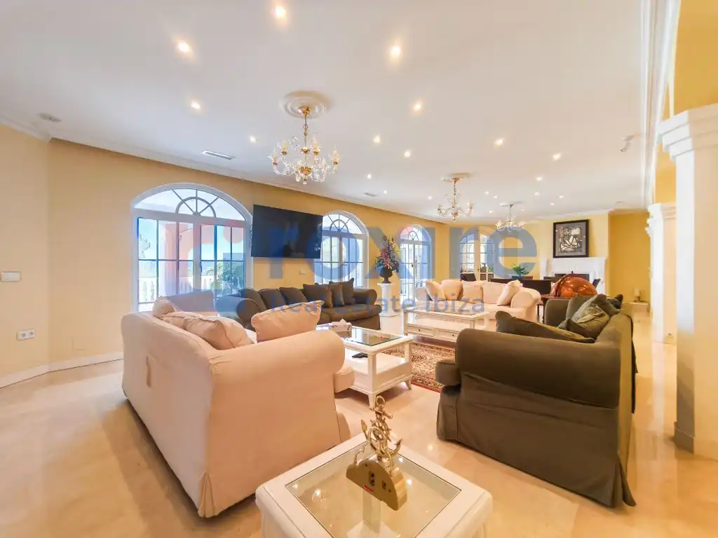 Living room of Houses for rent in Sant Josep de sa Talaia  with Air Conditioner, Private garden and Terrace