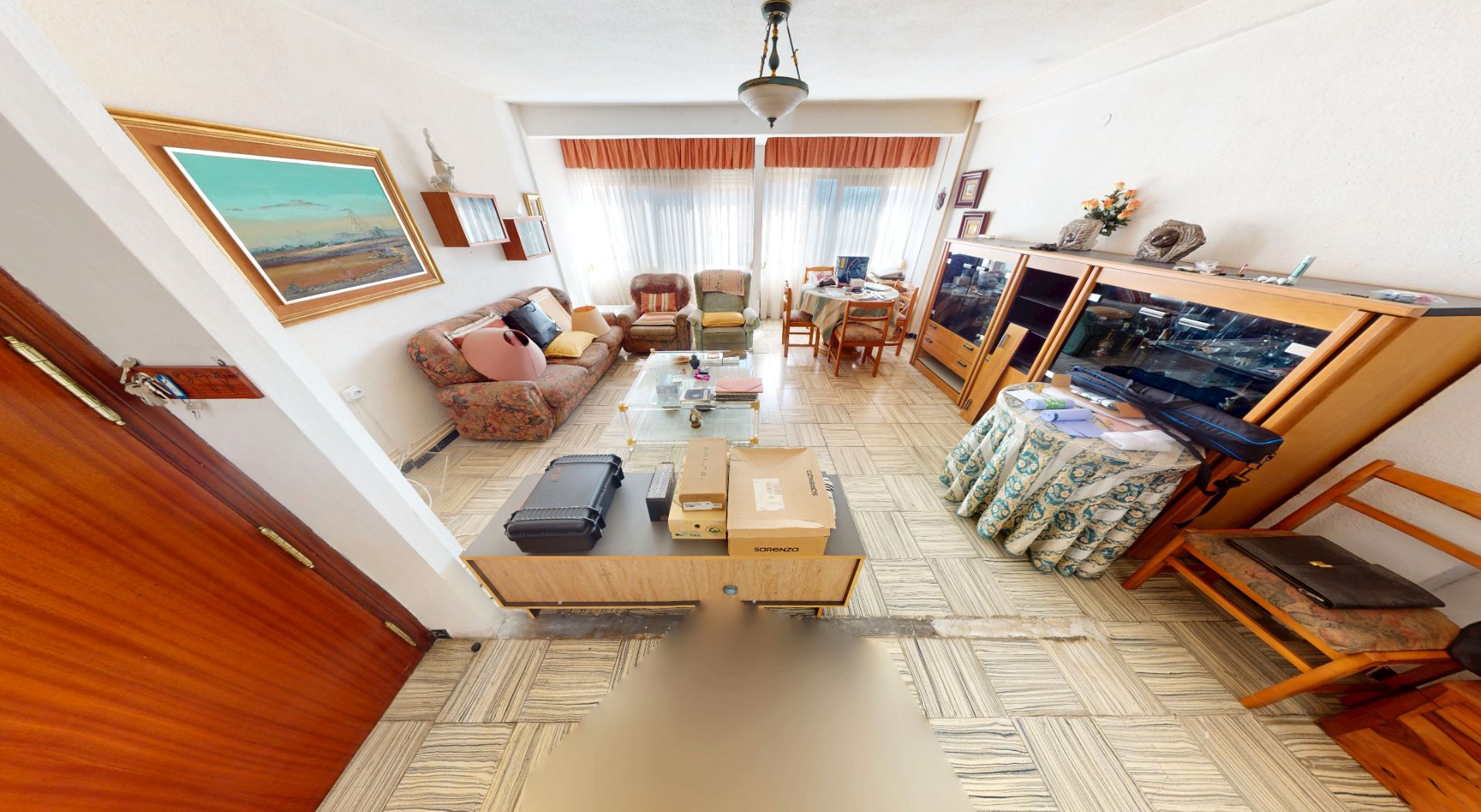 Sala de estar de Piso en venta en Alicante / Alacant con Calefacción, Amueblado y Horno