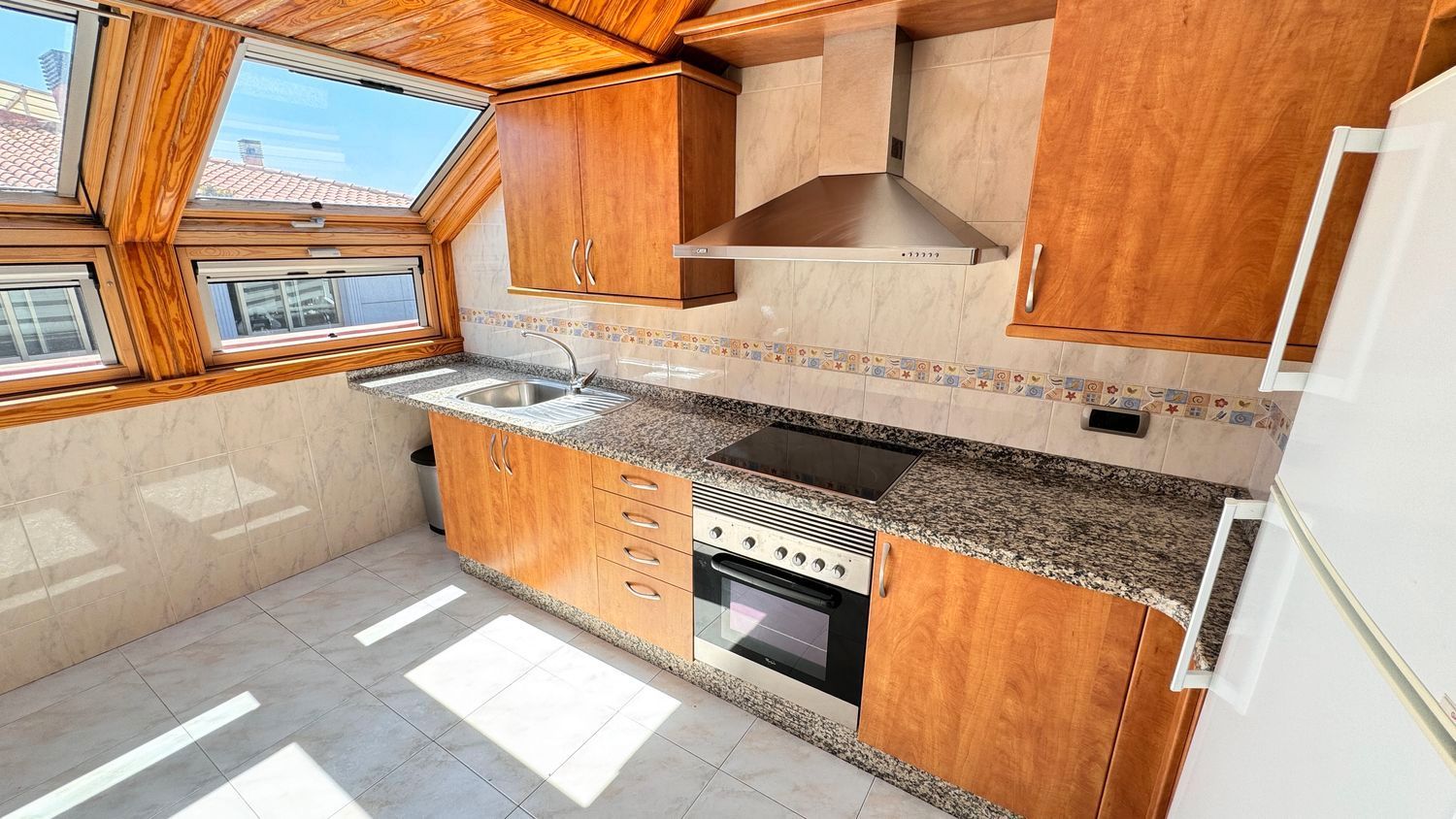 Kitchen of Attic to rent in Arteixo  with Heating, Terrace and Furnished