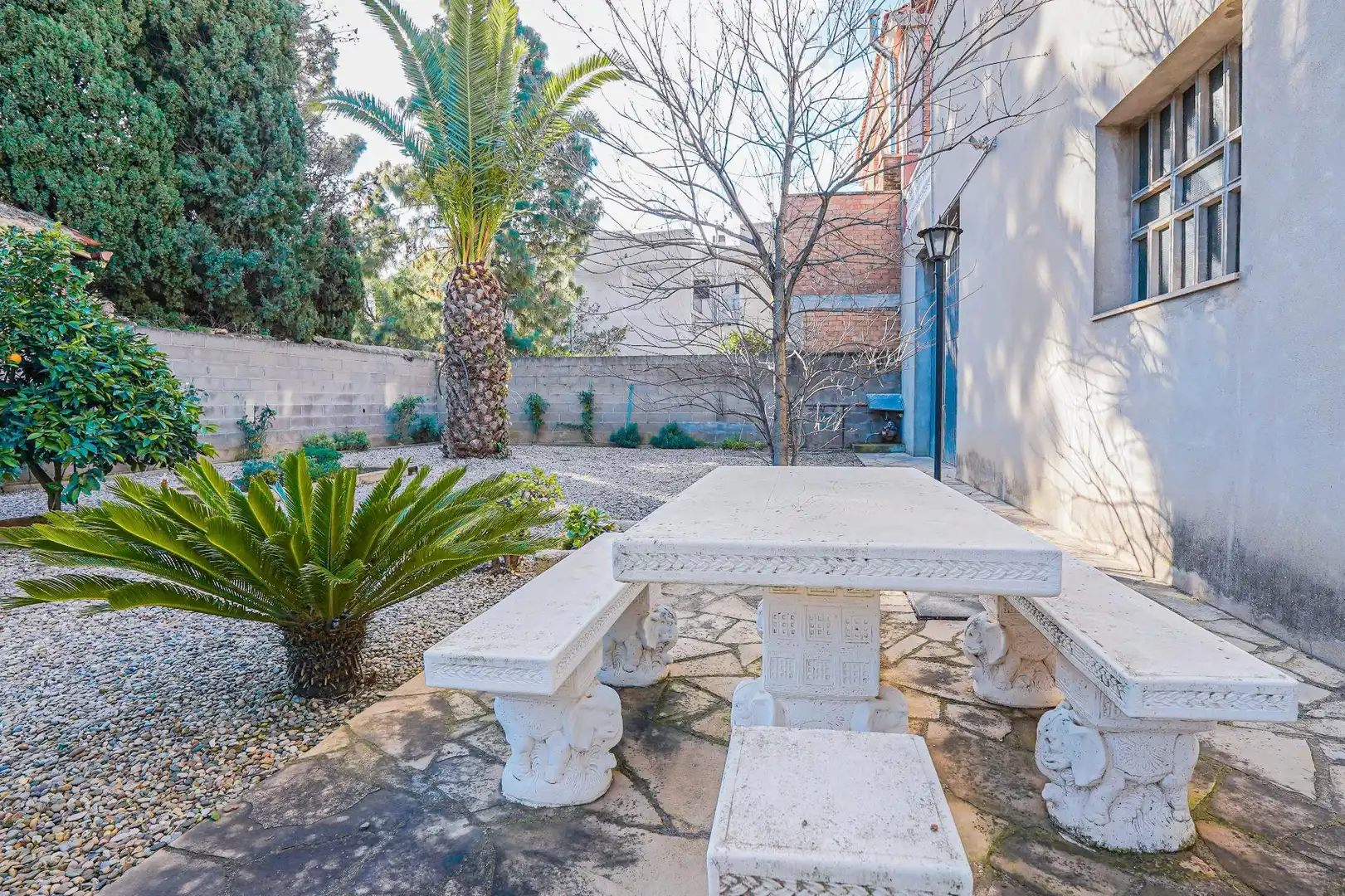 Garden of Detached homes for sale in Vilallonga del Camp  with Air Conditioner, Heating and Private garden