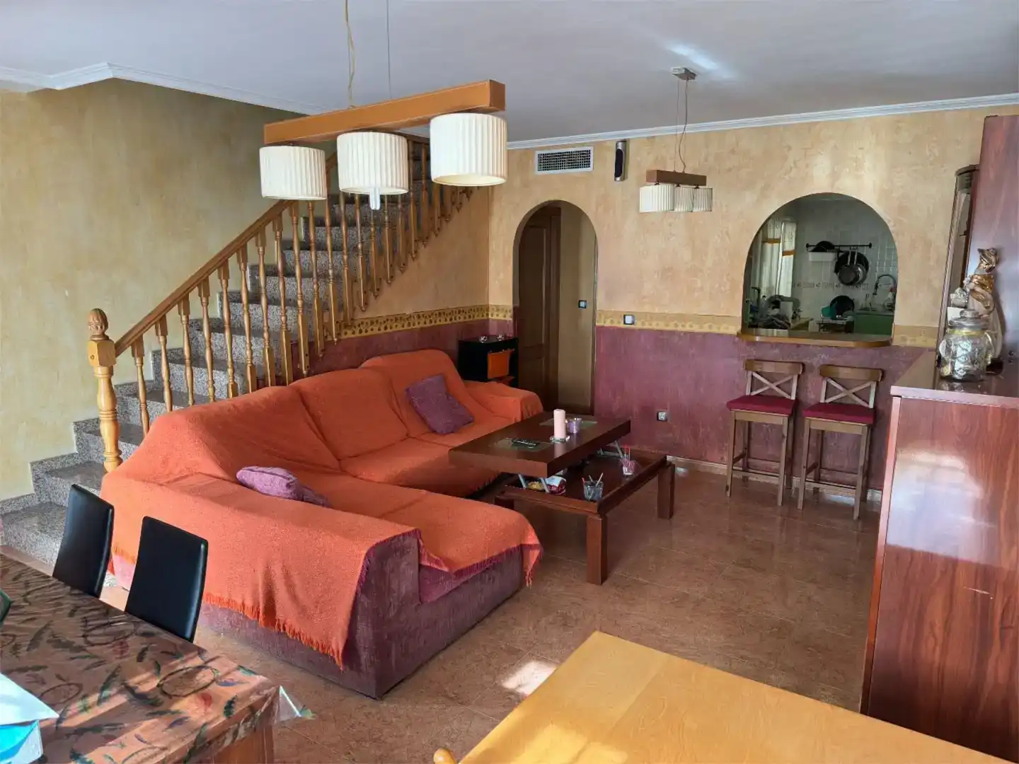 Sala d'estar de Dúplex en venda en Redován amb Aire condicionat, Jardí privat i Traster