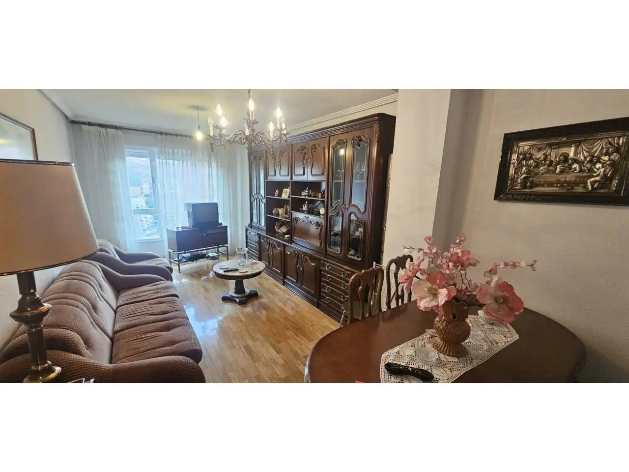 Wohnzimmer von Wohnungen zum Verkauf in León Capital  mit Heizung, Parkett und Abstellraum