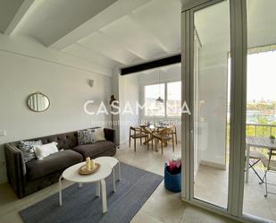 Living room of Apartment for sale in  Barcelona Capital  with Air Conditioner and Balcony