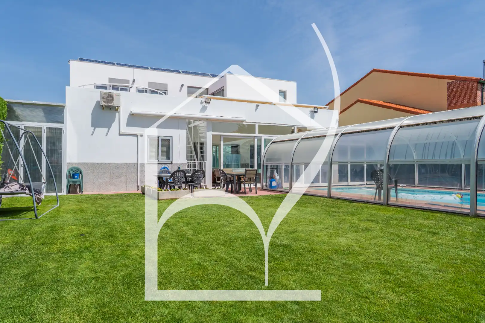Jardín de Casa o chalet en venta en Villamayor con Aire acondicionado, Calefacción y Jardín privado