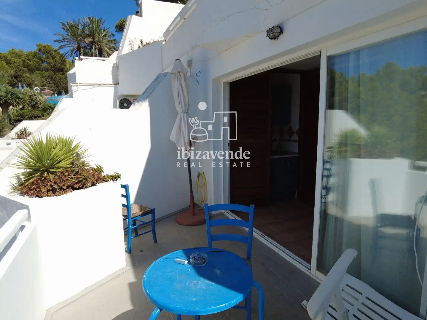 Garden of Flat for rent in Sant Joan de Labritja  with Air Conditioner, Heating and Terrace