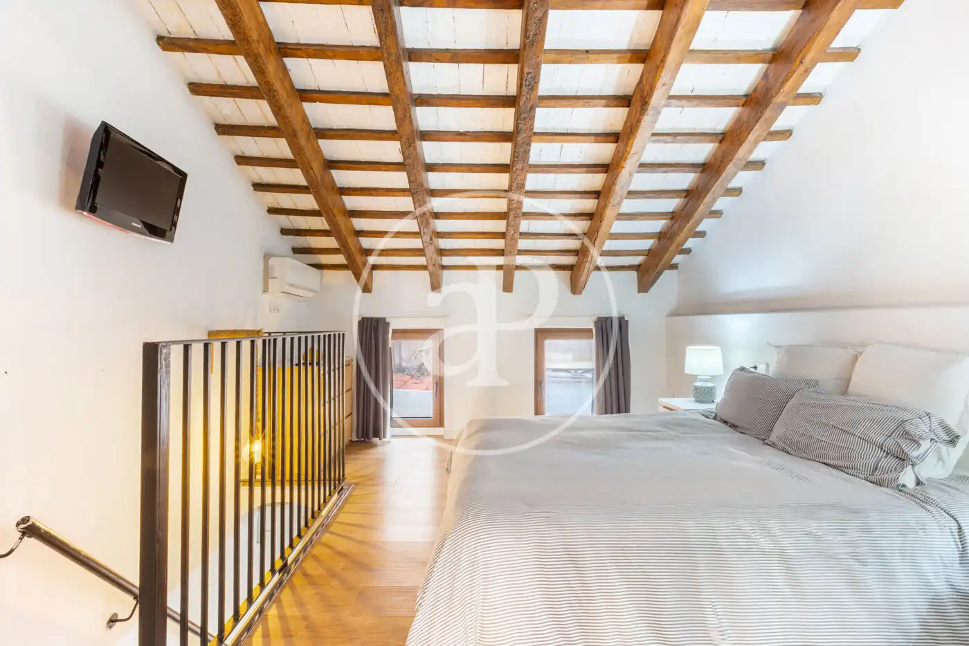 Schlafzimmer von Einfamilien-Reihenhaus zum Verkauf in Valencia mit Klimaanlage, Heizung und Terrasse