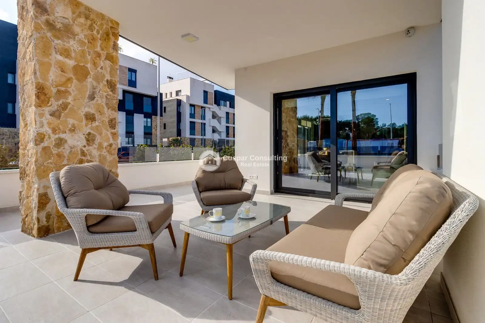 Terrace of Apartments for sale in Rojales  with Air Conditioner, Heating and Terrace