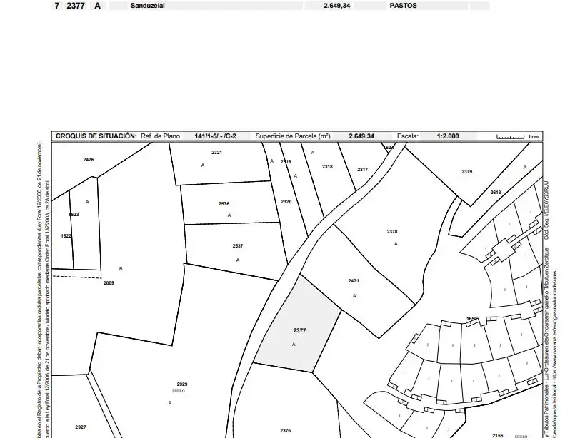 Terreno en venta en Buztintxuri