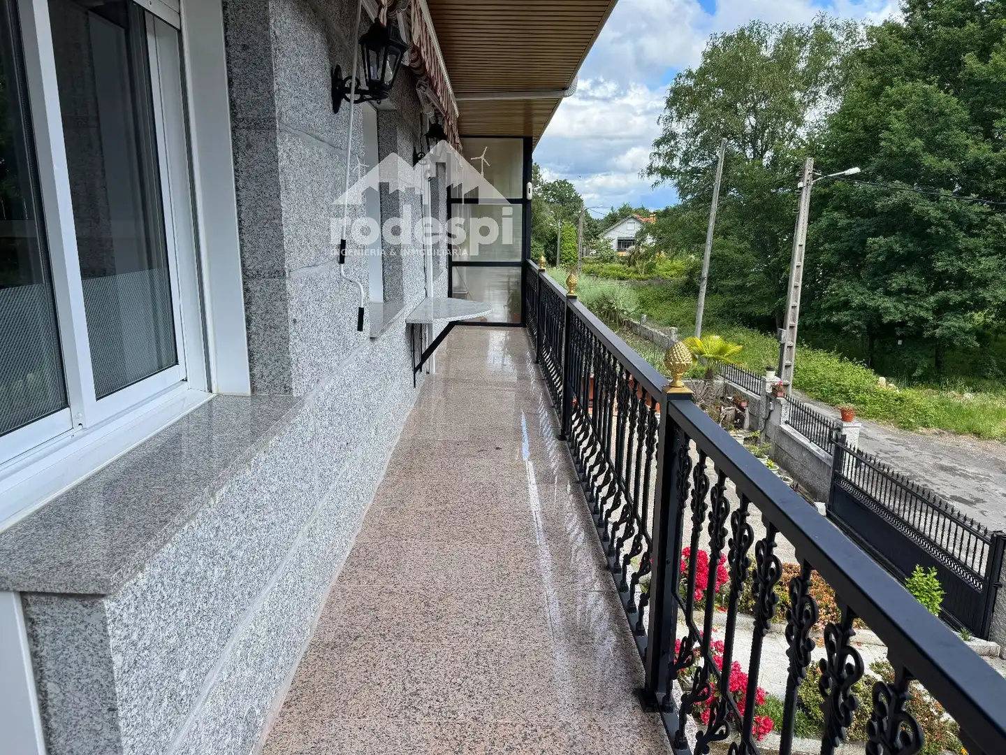 Balcony of Houses for sale in Melón  with Heating, Terrace and Furnished