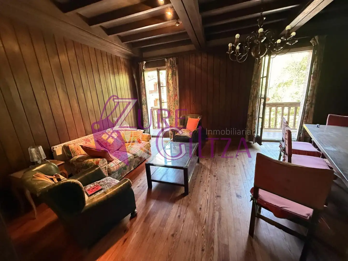 Living room of Houses for sale in Artea  with Heating, Private garden and Terrace