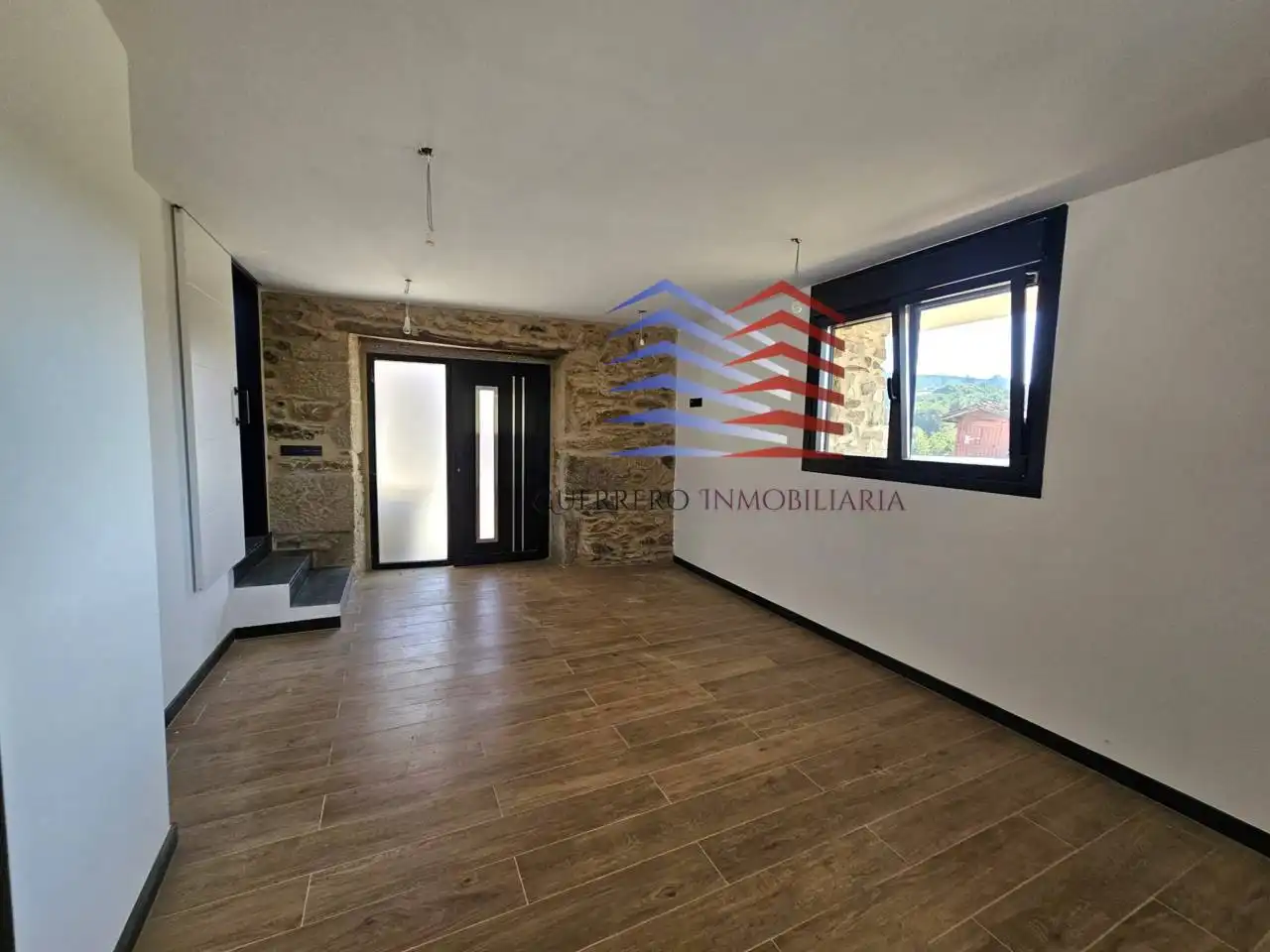 Sala de estar de Casa o chalet en venta en A Merca   con Calefacción, Terraza y Piscina