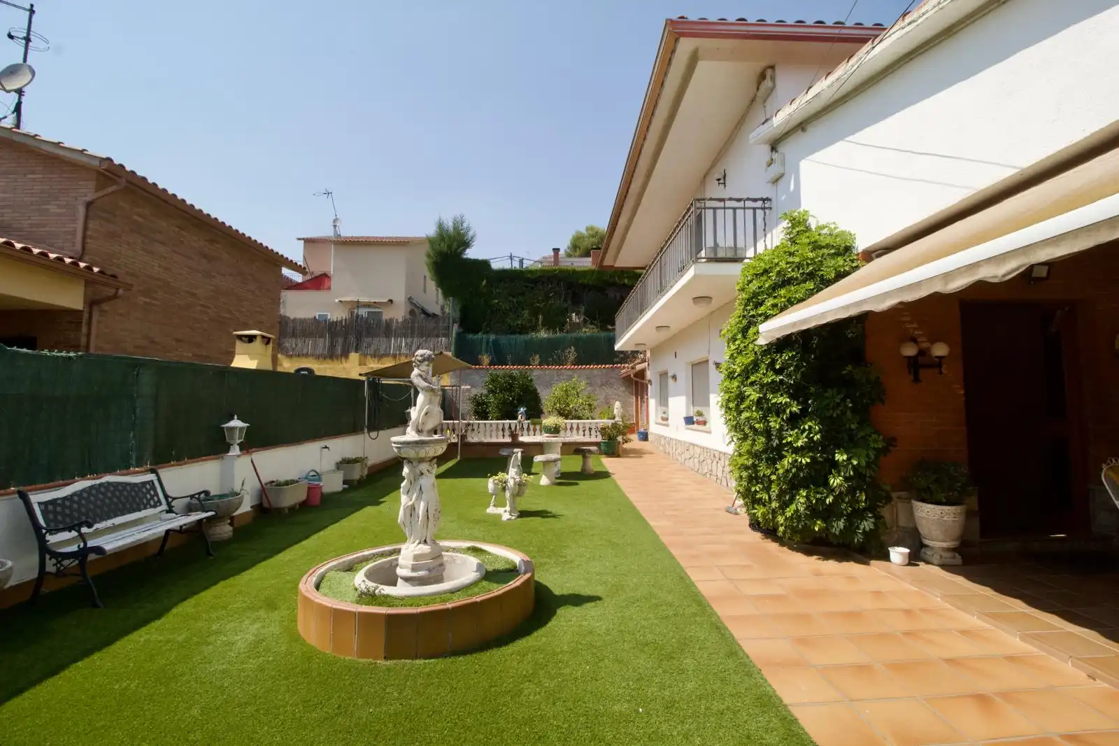Jardí de Casa o xalet en venda en Les Franqueses del Vallès amb Aire condicionat, Calefacció i Jardí privat