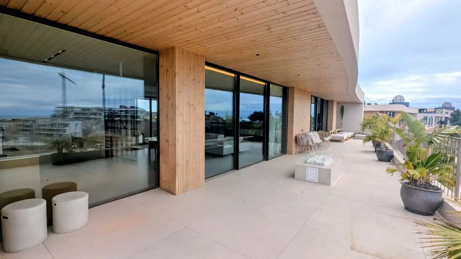 Terrasse von Dachboden zum Verkauf in Oropesa del Mar / Orpesa mit Klimaanlage, Heizung und Terrasse