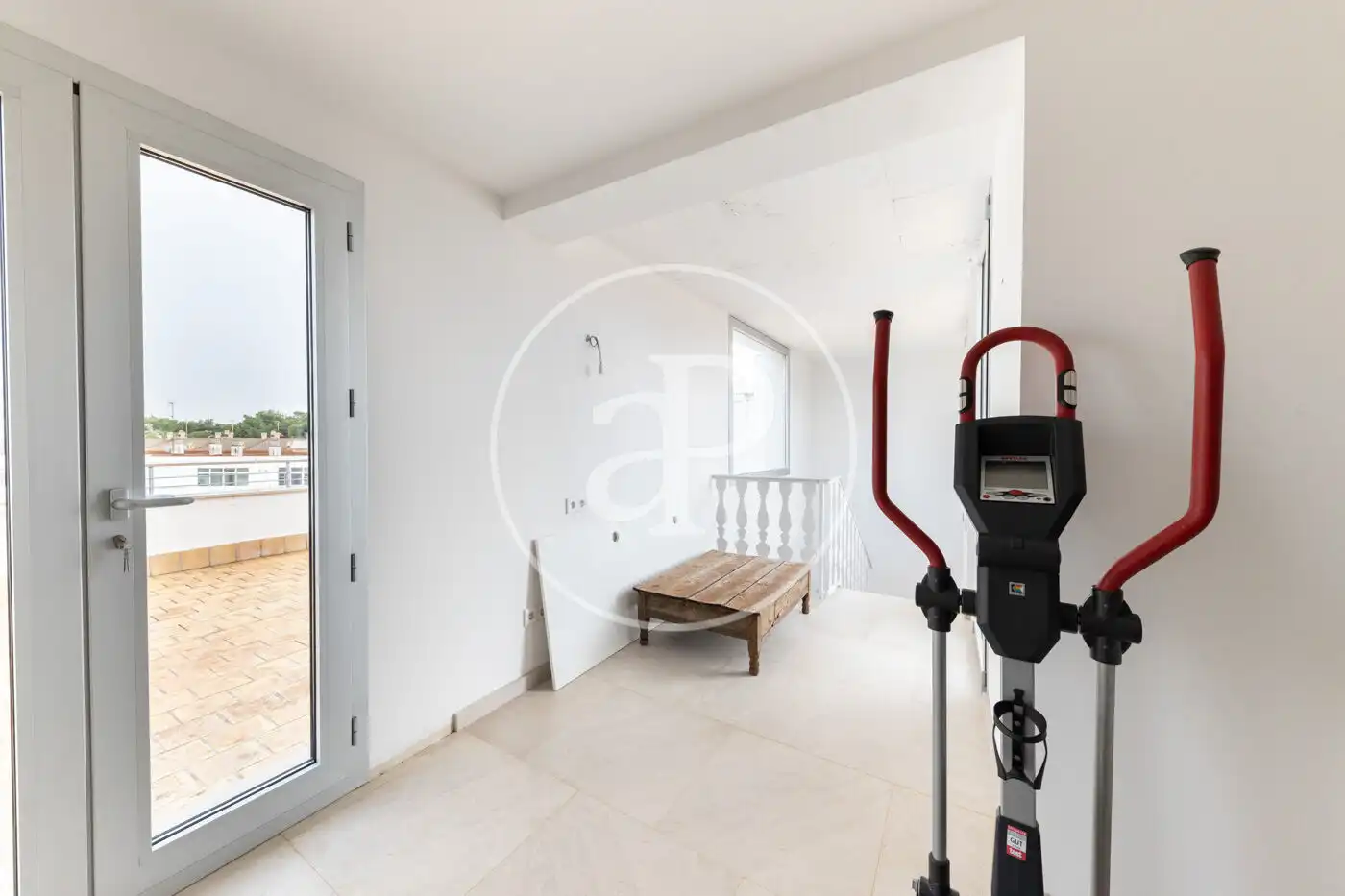 Schlafzimmer von Einfamilien-Reihenhaus zum Verkauf in  Palma de Mallorca mit Klimaanlage, Heizung und Privatgarten