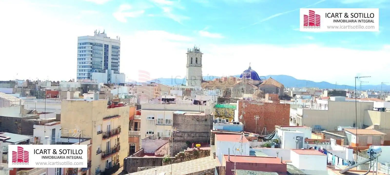 Vista exterior de Piso en venta en Benicarló con Aire acondicionado, Terraza y Trastero